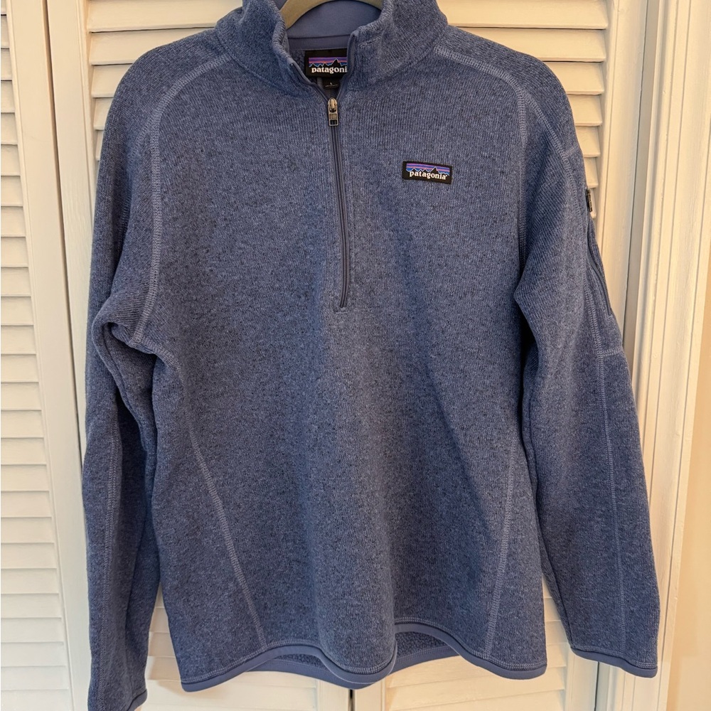 Patagonia Women’s Blue Better Sweater 1/4 Zip Fleece
